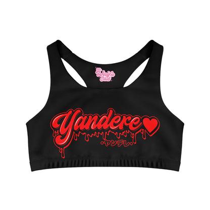 Yandere Sports Bra - Black